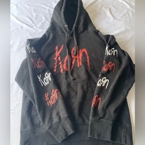 M KORN Pullover Hoodie with Strings
